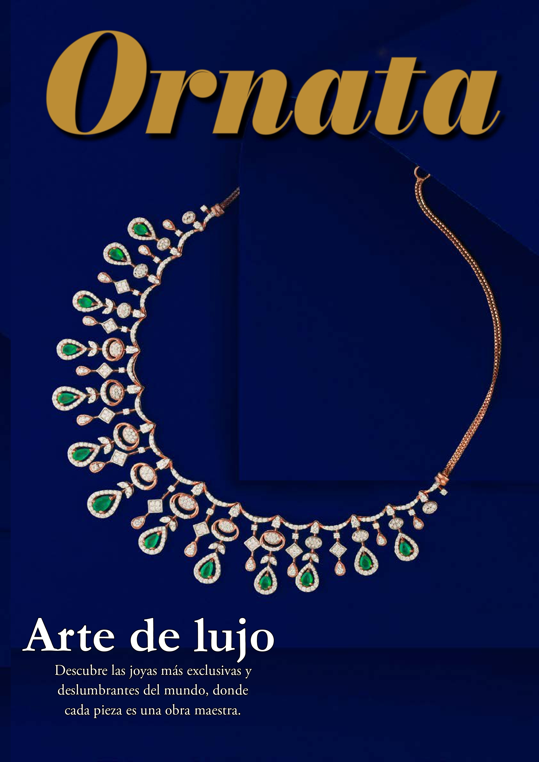 Diseño editorial, revista de lujo
