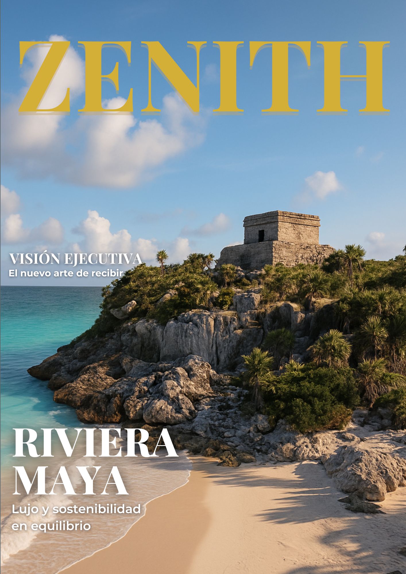 Revista digital premium Zenith, diseño editorial de FACIRA